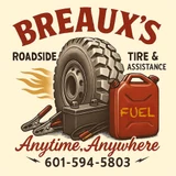 Breaux's Roadside Tire and Assistance logo